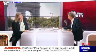 "Je vais me lever et m'en aller": le clash Bourdin / Raoult sur BFMTV